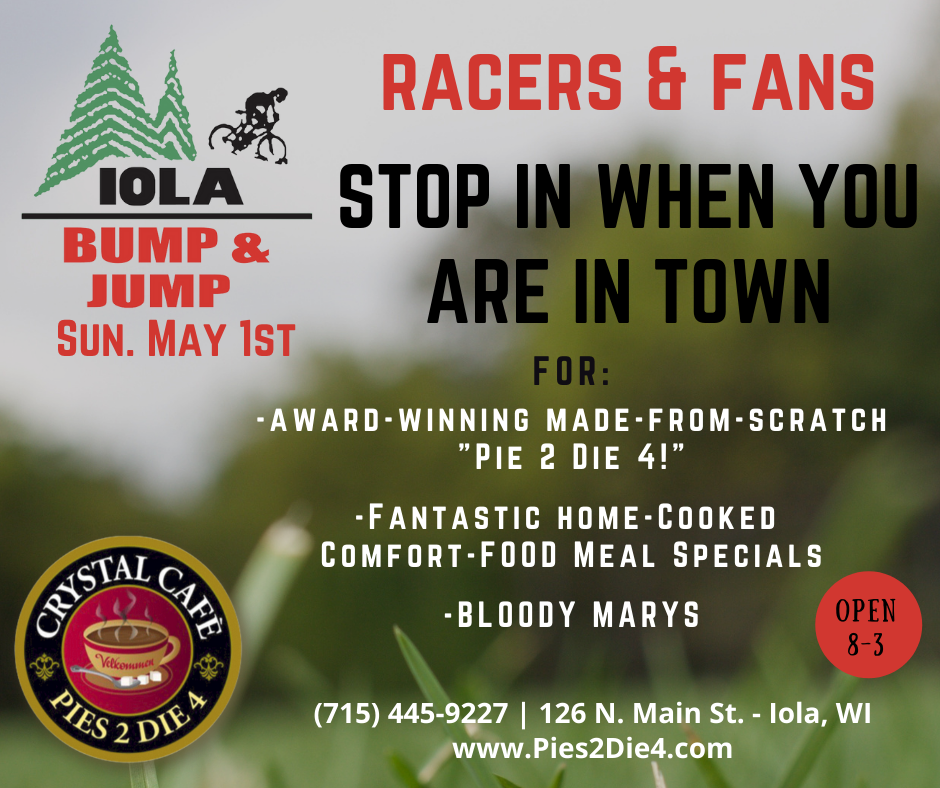 IOLA BUMP & JUMP BIKE RACES Crystal Café